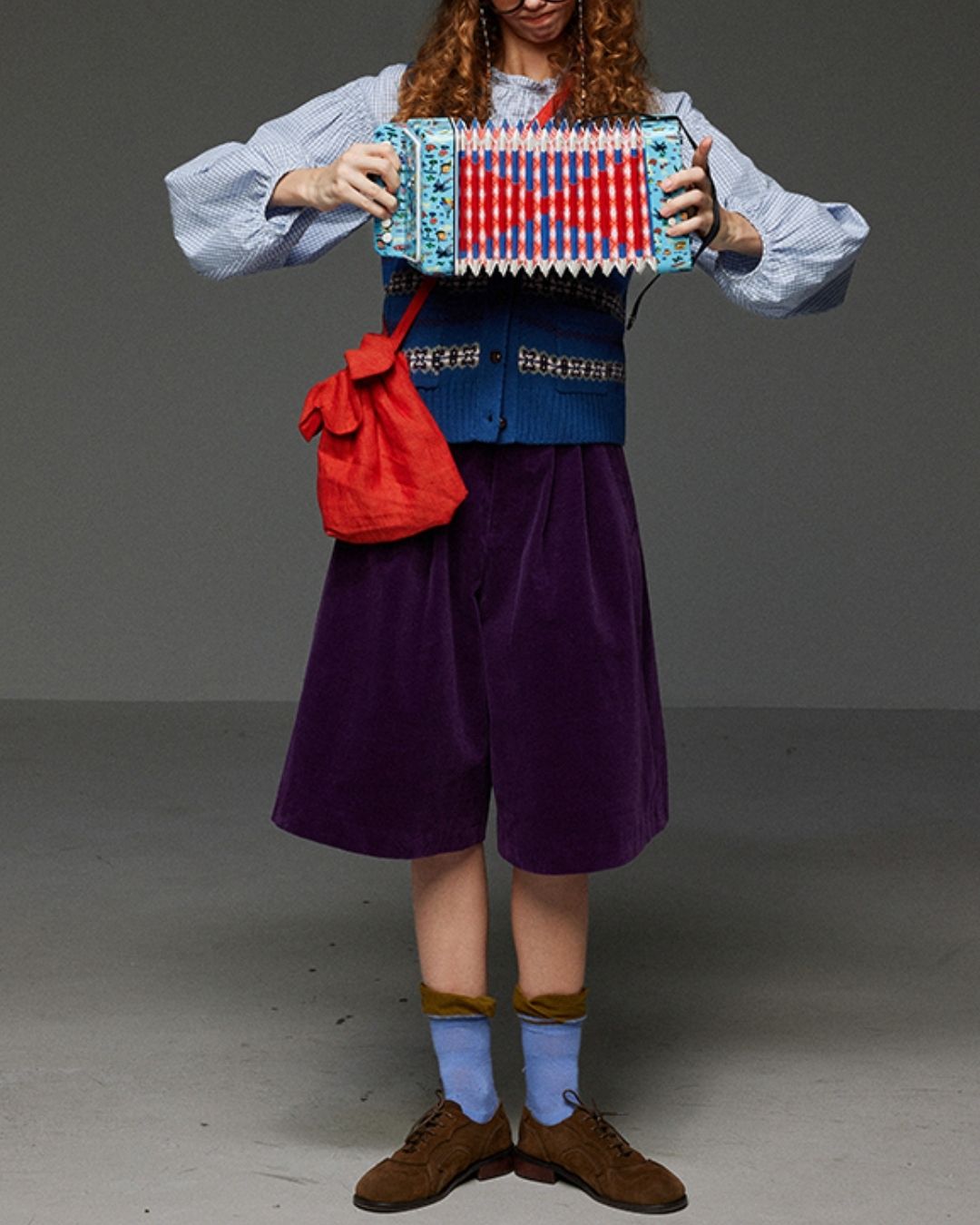 Corduroy Wide Half Pants　PT015