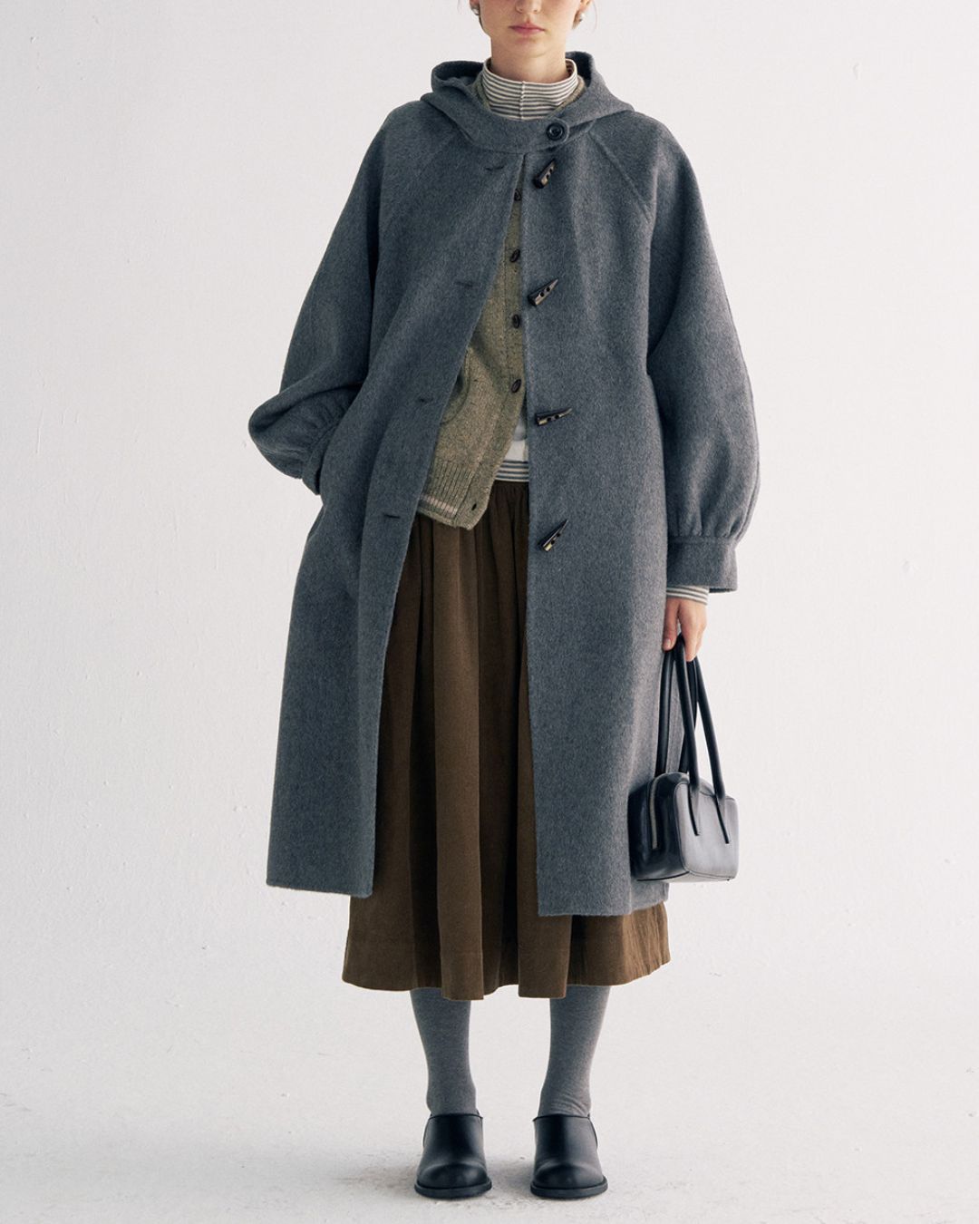 Double-faced Duffle Long Coat　CT030