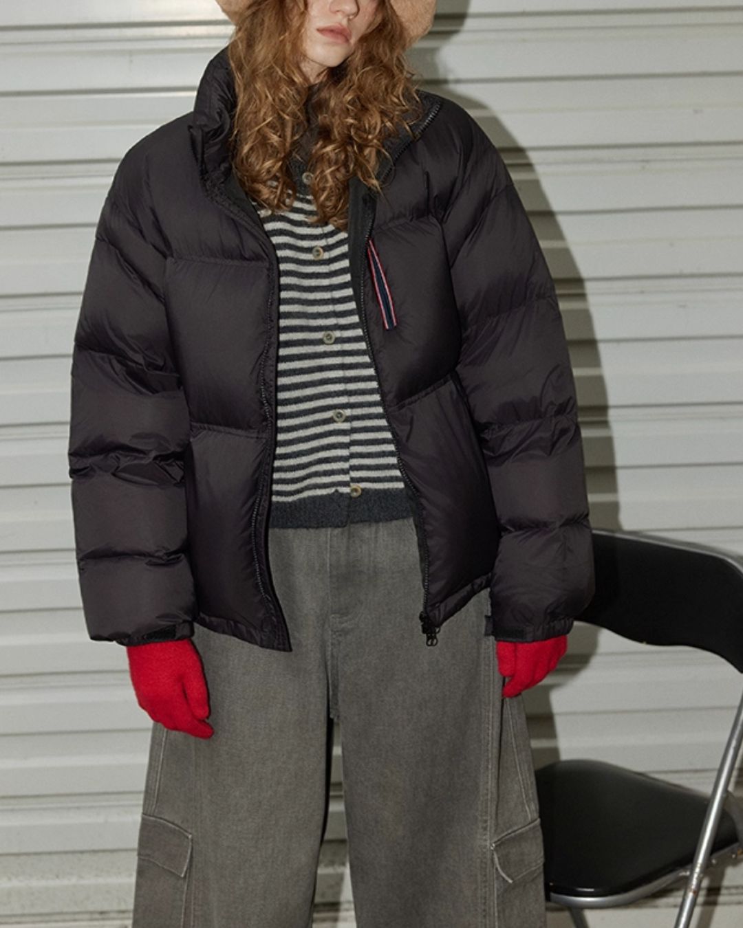 Stand Collar Down Jacket　JK040