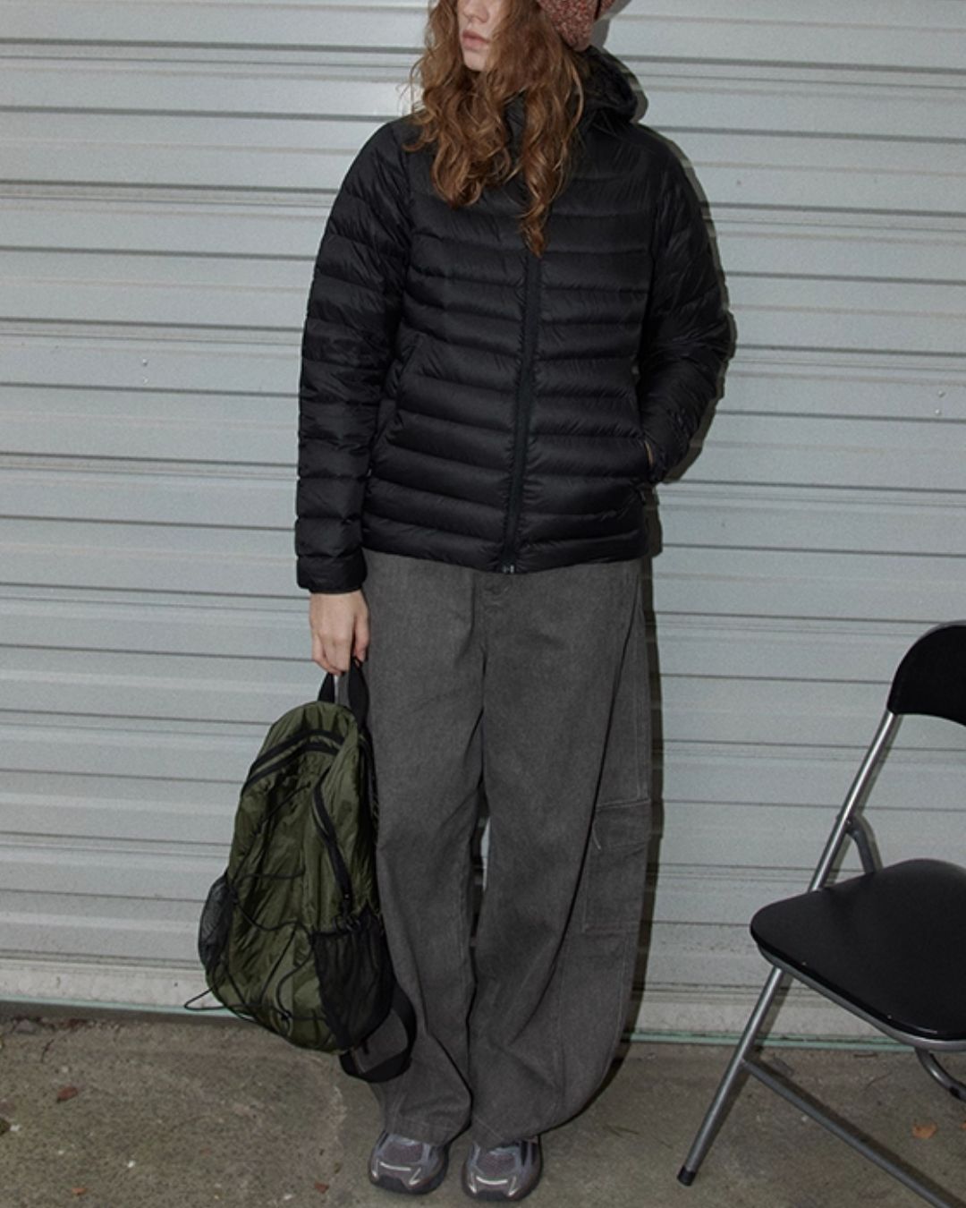 Lightweight Hooded Down Jacket　JK053