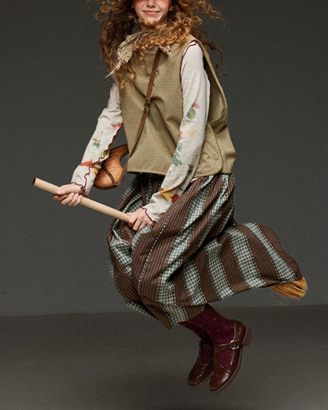 Side Button Check Vest　VT004