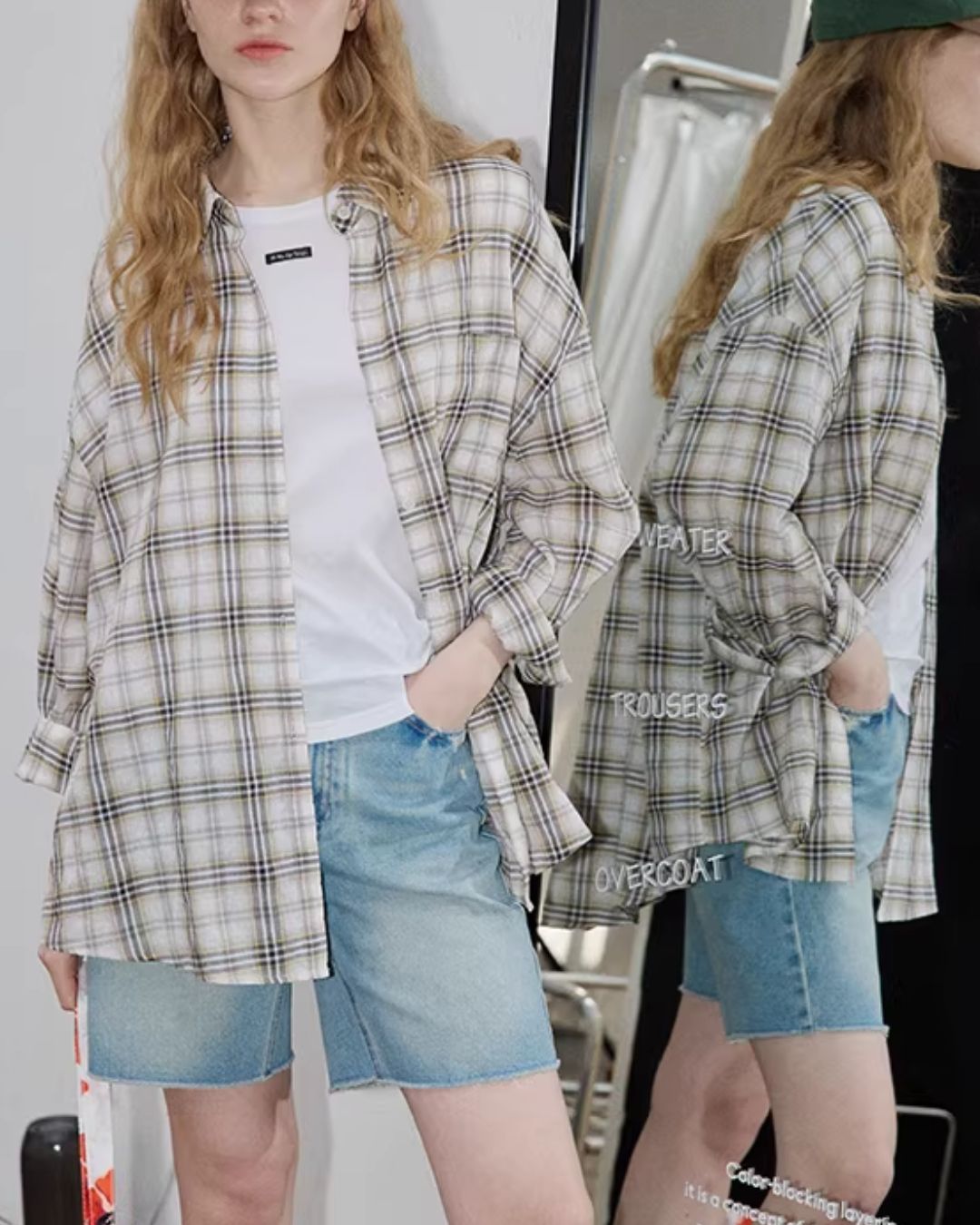 One-point Label Basic T-shirt　ST007