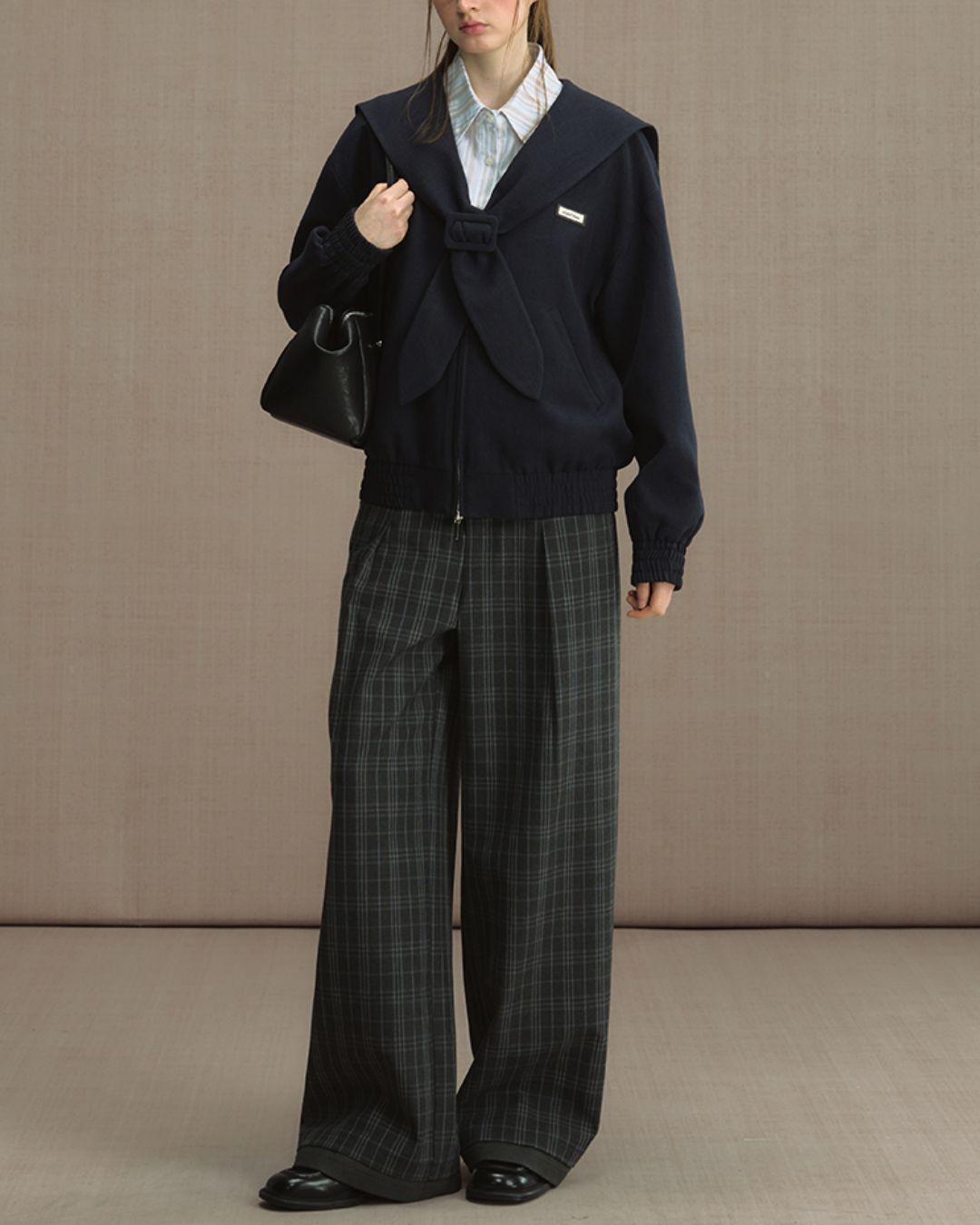 College Sailor Collar Jacket　JK023