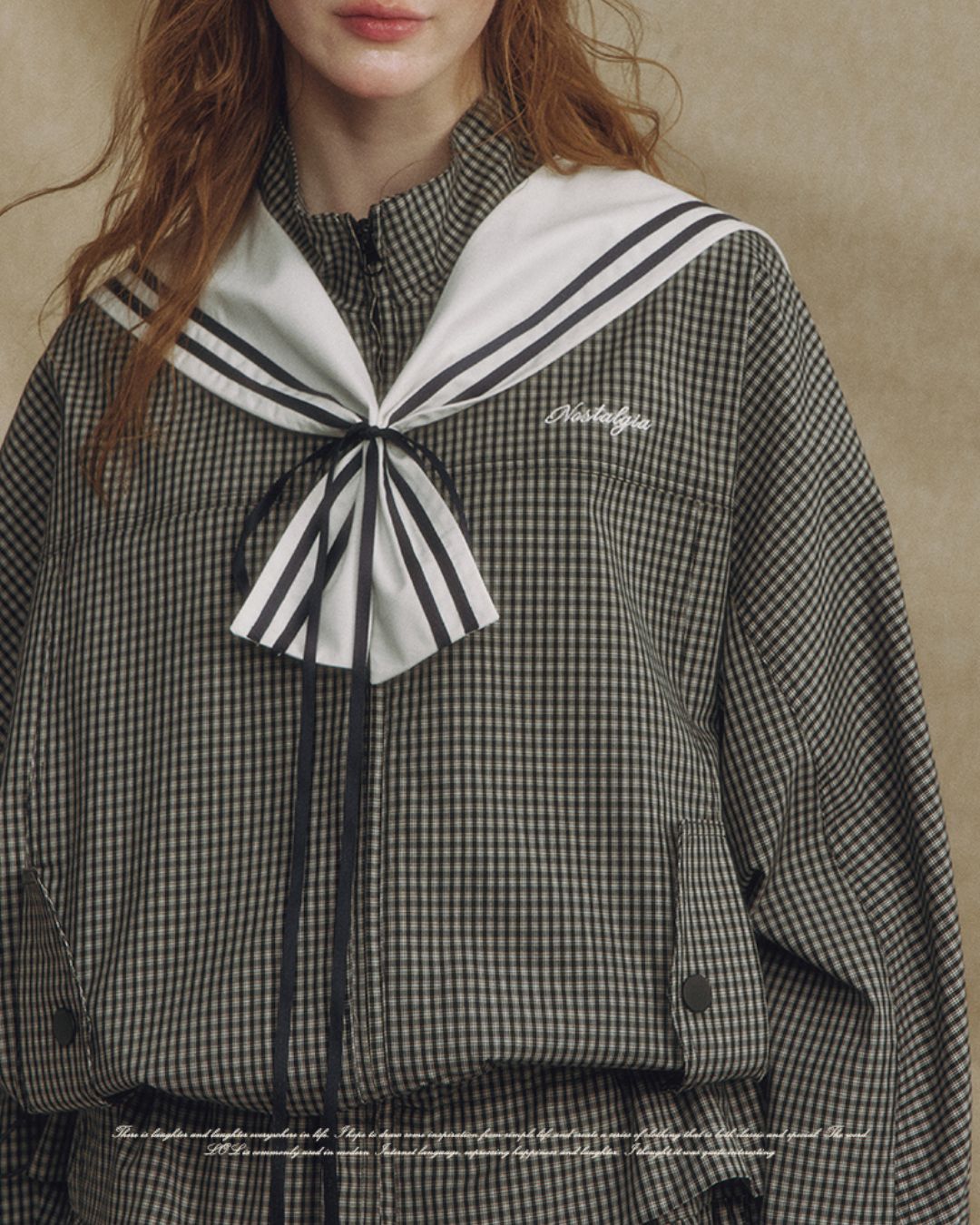 Detachable Sailor Collar Jacket　JK021