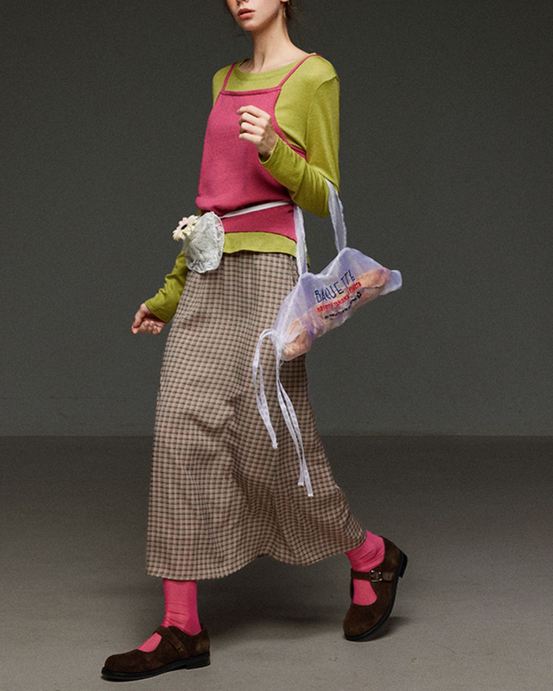 Back-open Camisole Knit Vest　KN033