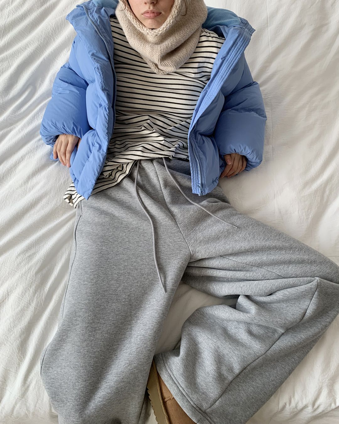 Wide Sweat Pants　PT005