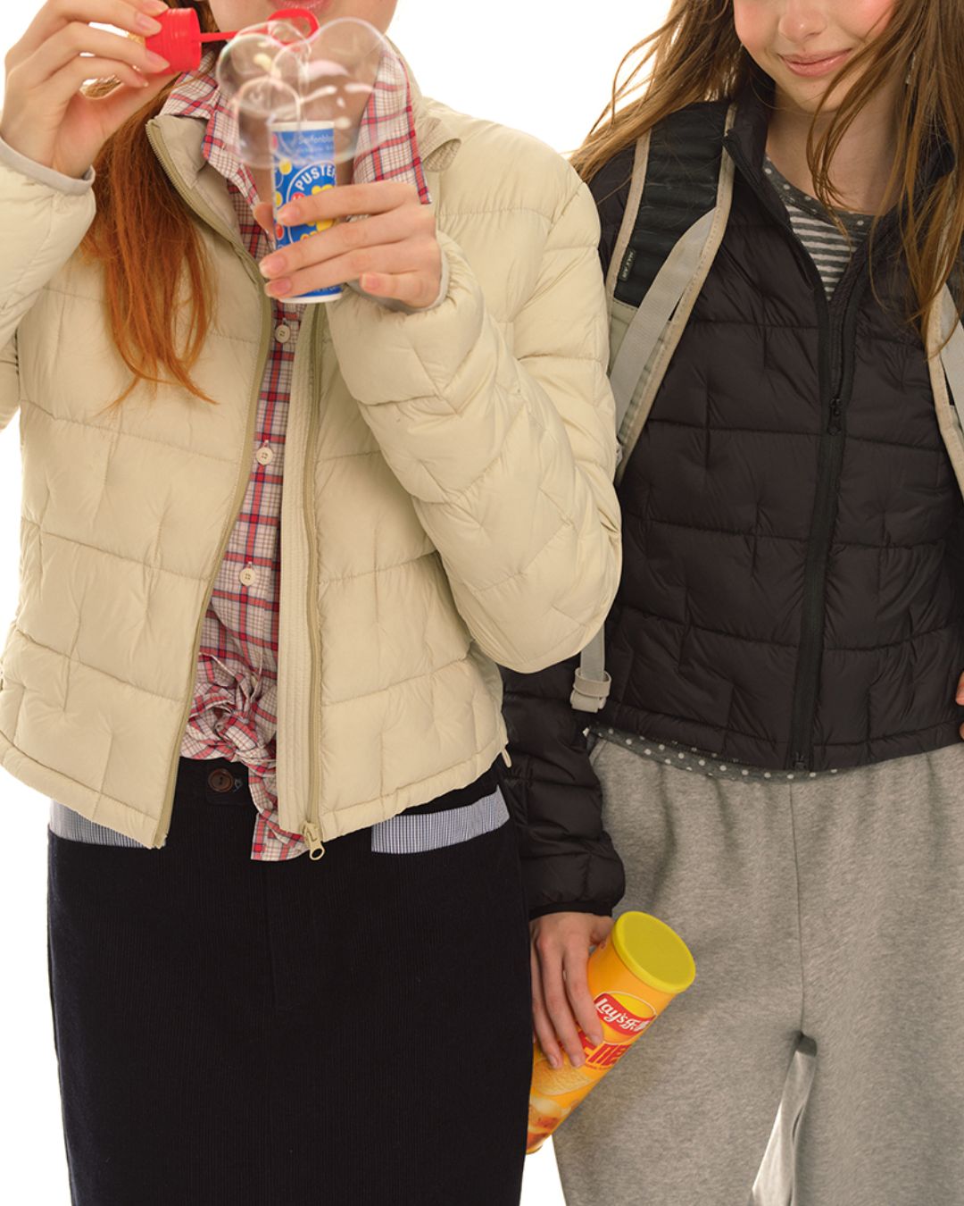 Stand Collar Short Down Jacket　JK035