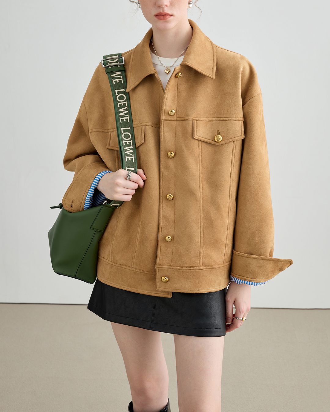 Classic Suede Jacket　JK039