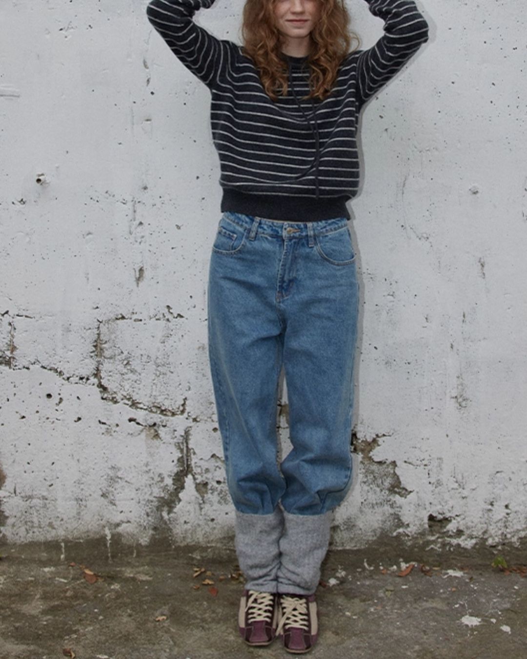 Loose Fit Straight Jeans　DP012