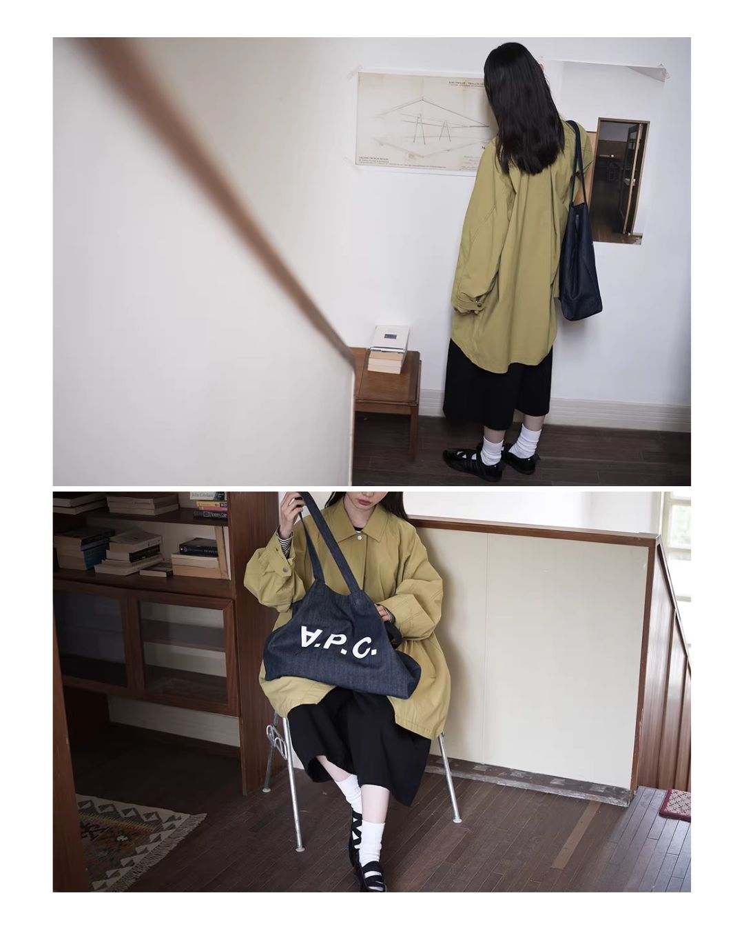 Water-repellent Single-breasted Coat　CT033