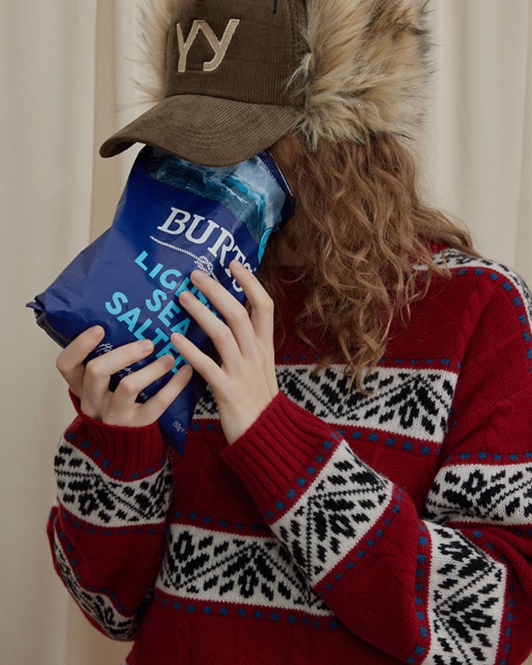 Retro Jacquard Sweater　KN047