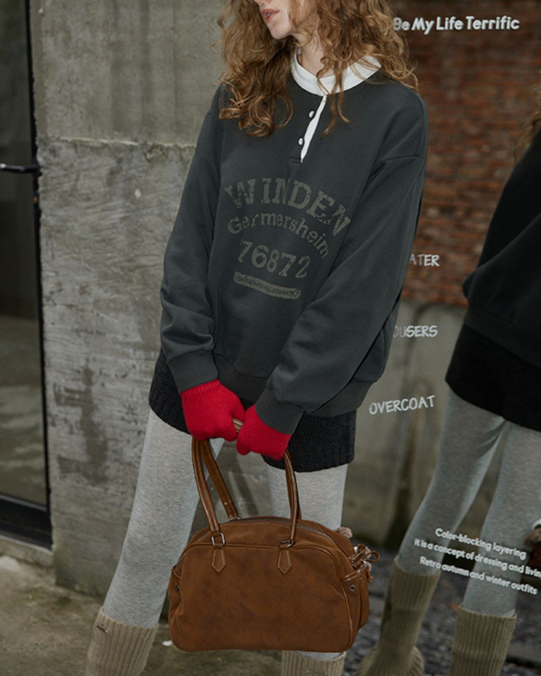 Vintage Logo Fake Layered Sweat　SW007