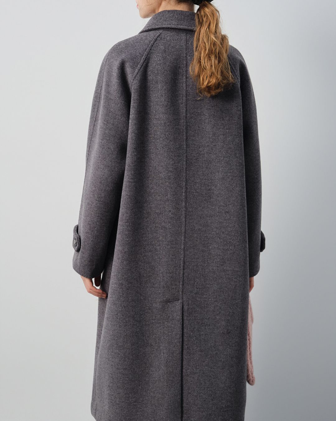 Brushed Bal Collar Coat　CT012