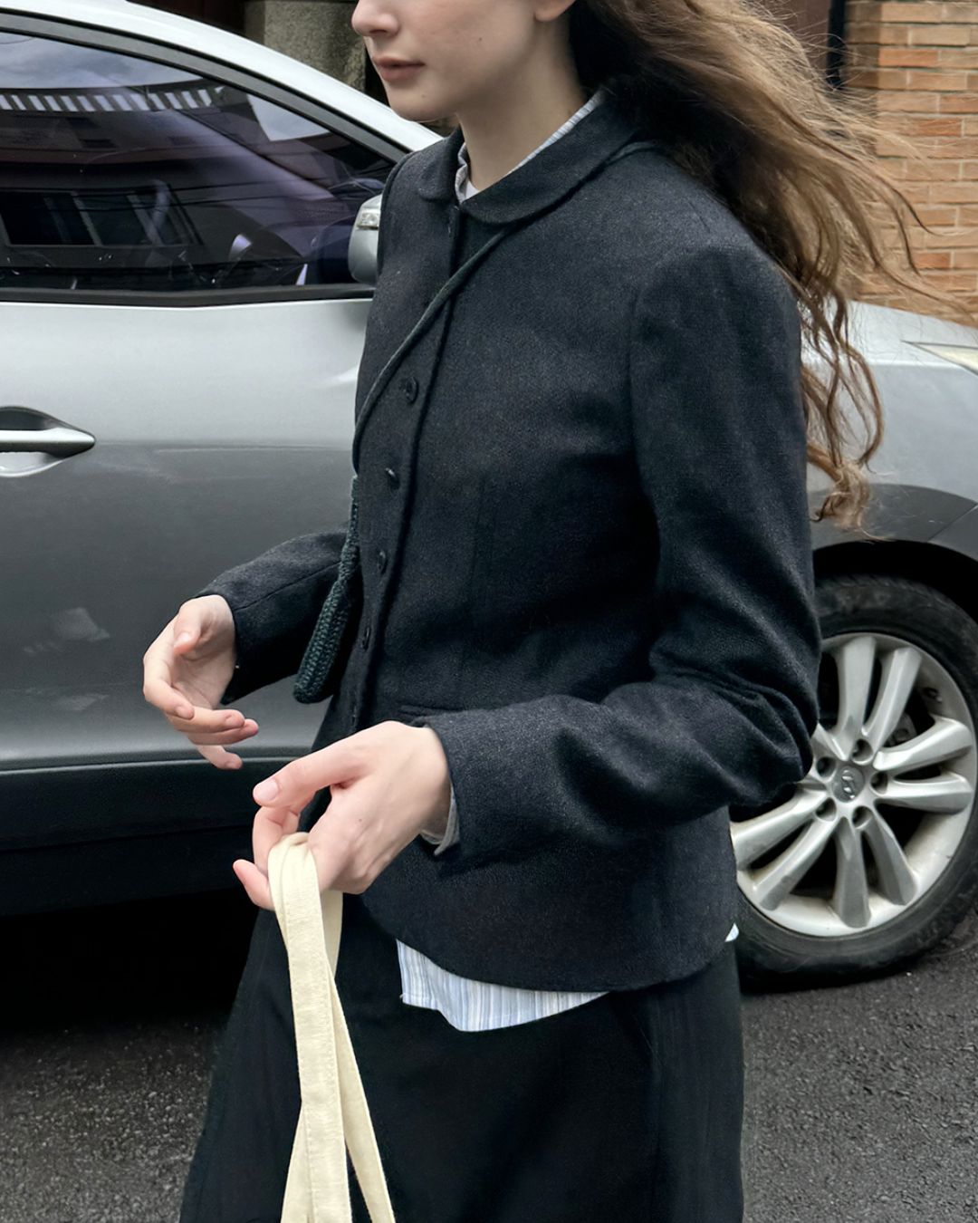 Round Collar Classic Jacket　JK004