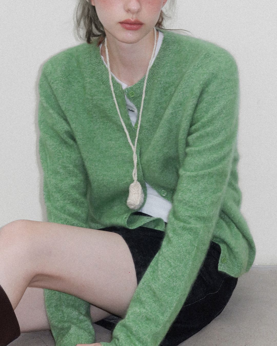 Brushed Knit Cardigan　KN027