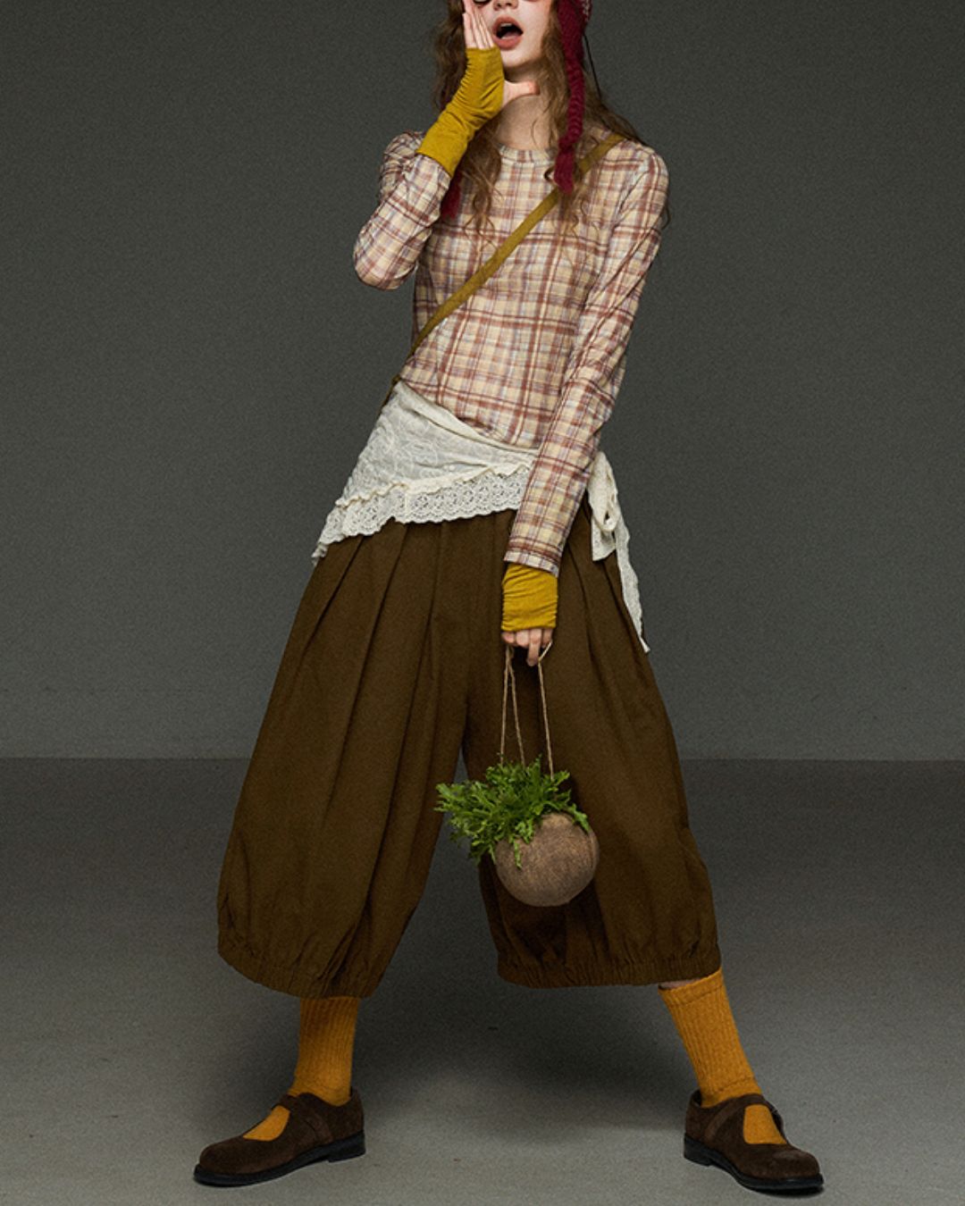 Cropped Pumpkin Pants　PT014