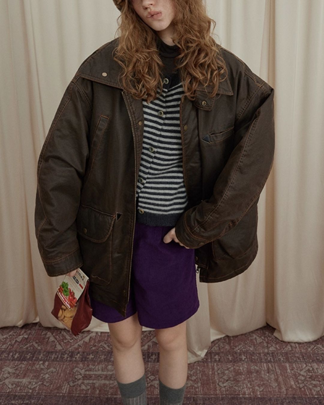 Retro Padded Work Jacket　JK046