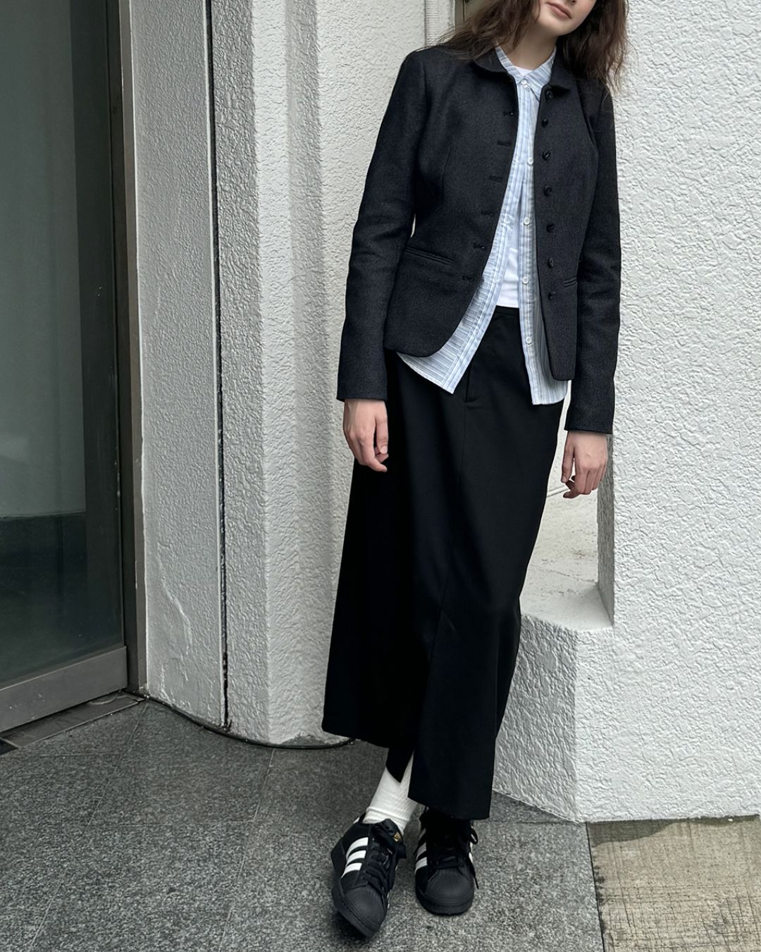 Front Slit Midi Tight Skirt　SK002