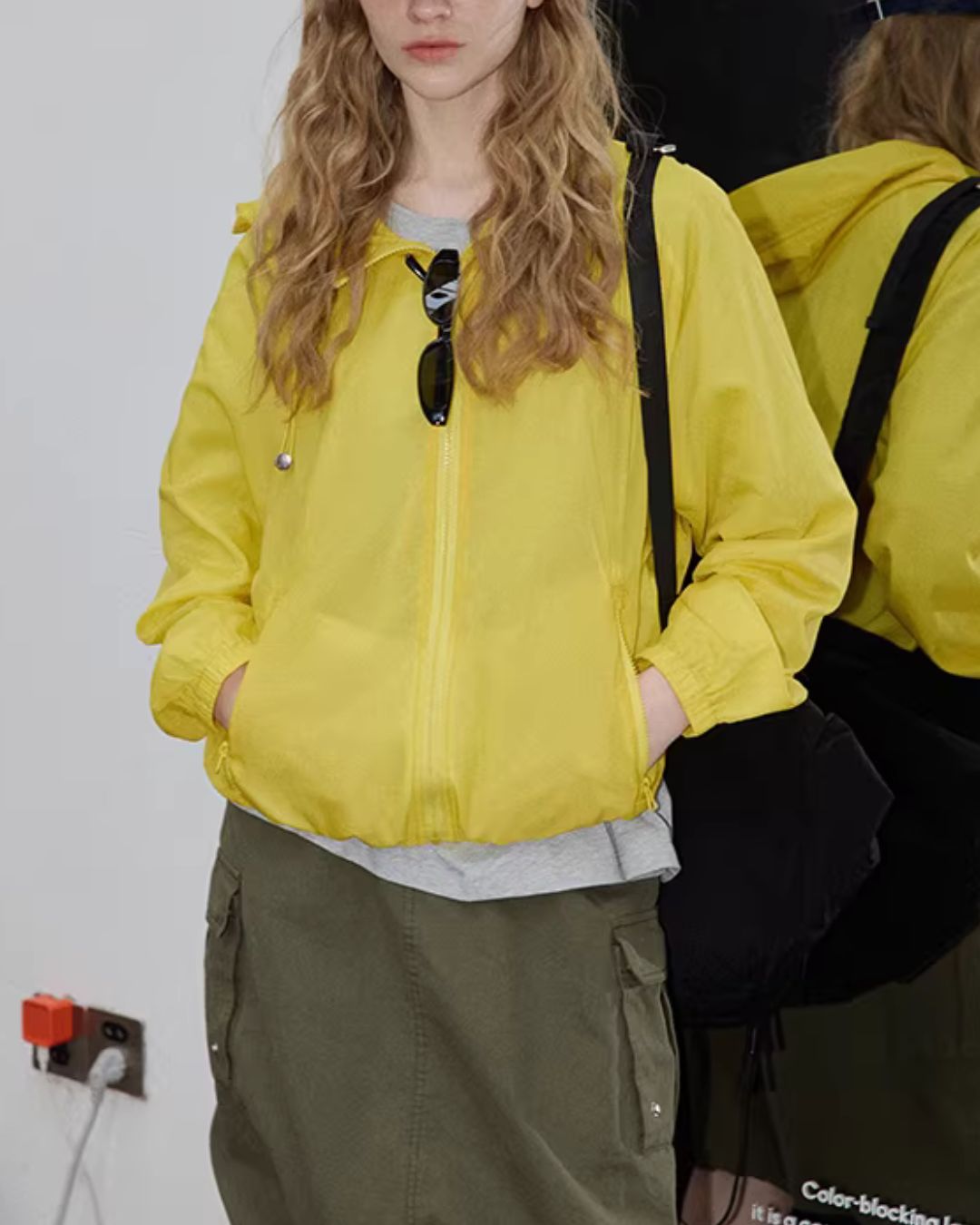 Nylon Short Hooded Jacket　JK092