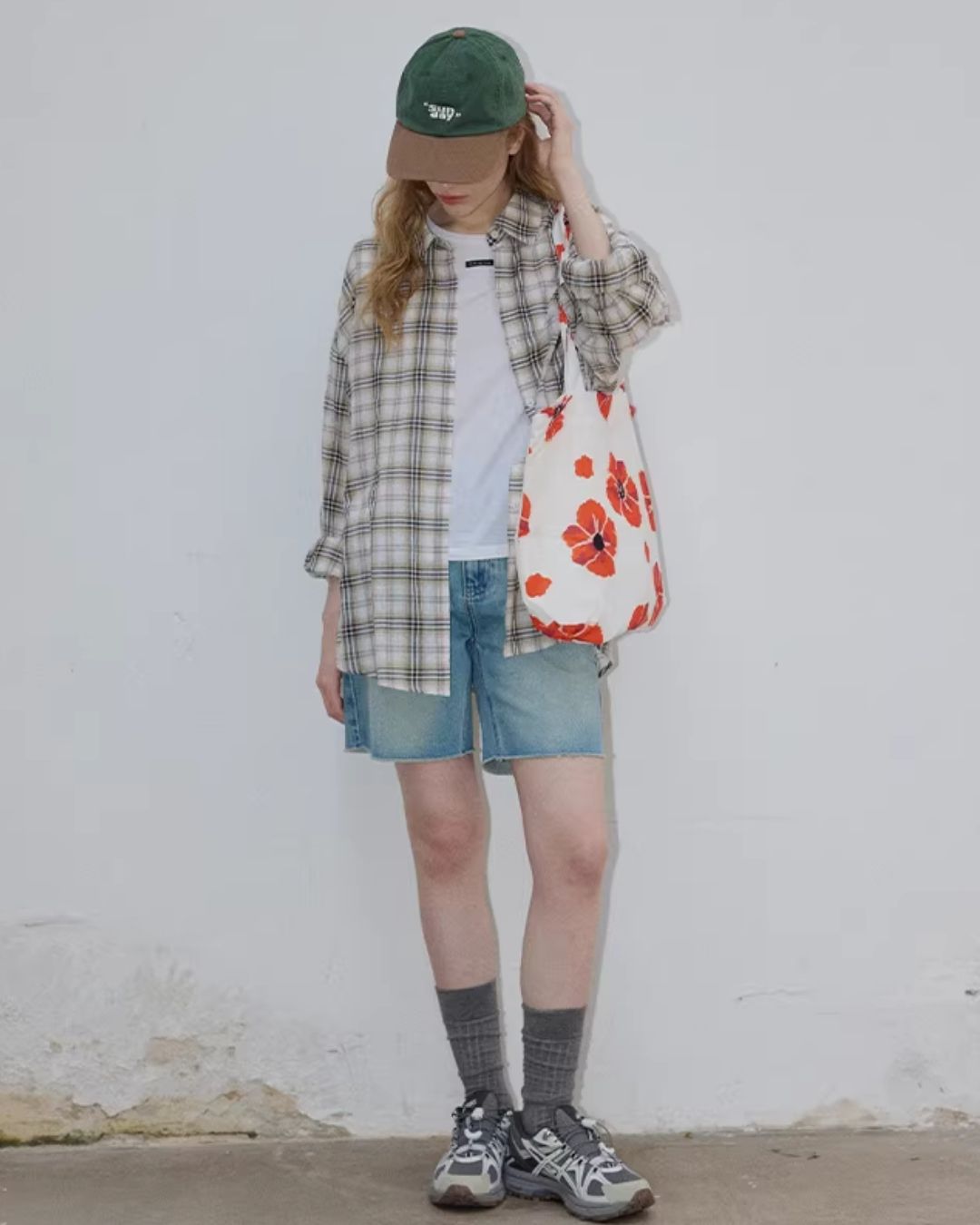 One-point Label Basic T-shirt　ST007