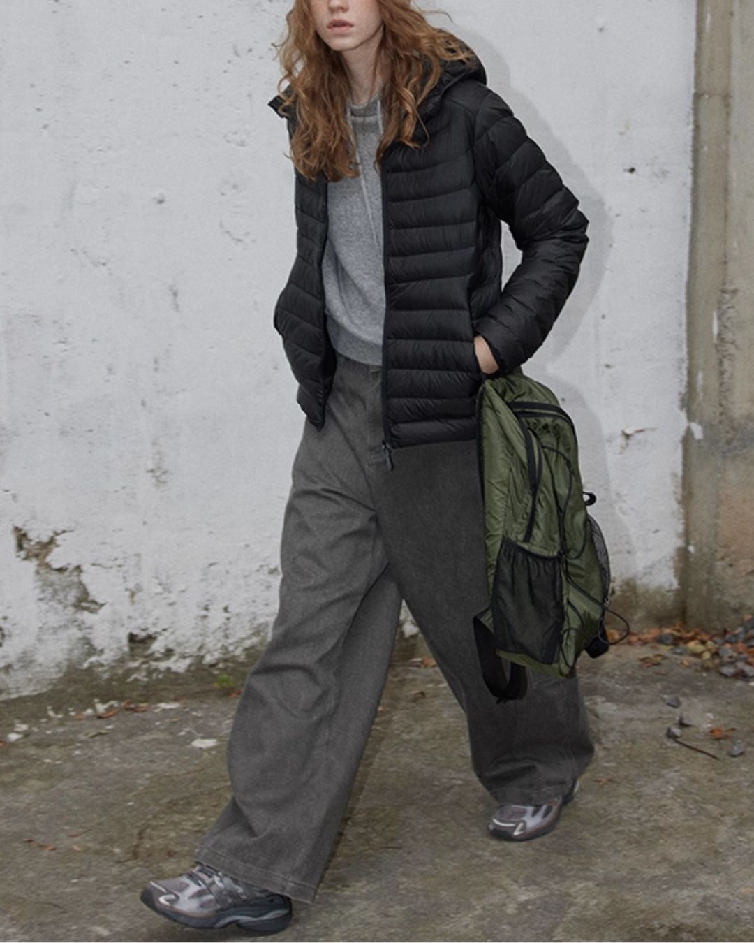 Lightweight Hooded Down Jacket　JK053