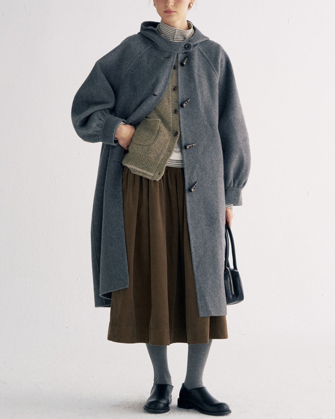 Double-faced Duffle Long Coat　CT030