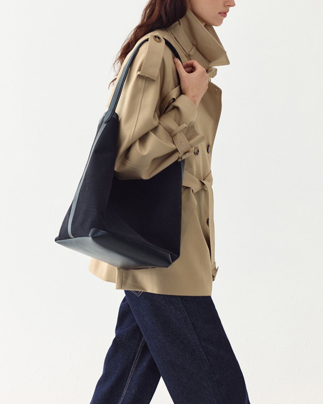 Double-breasted Trench Coat　CT006