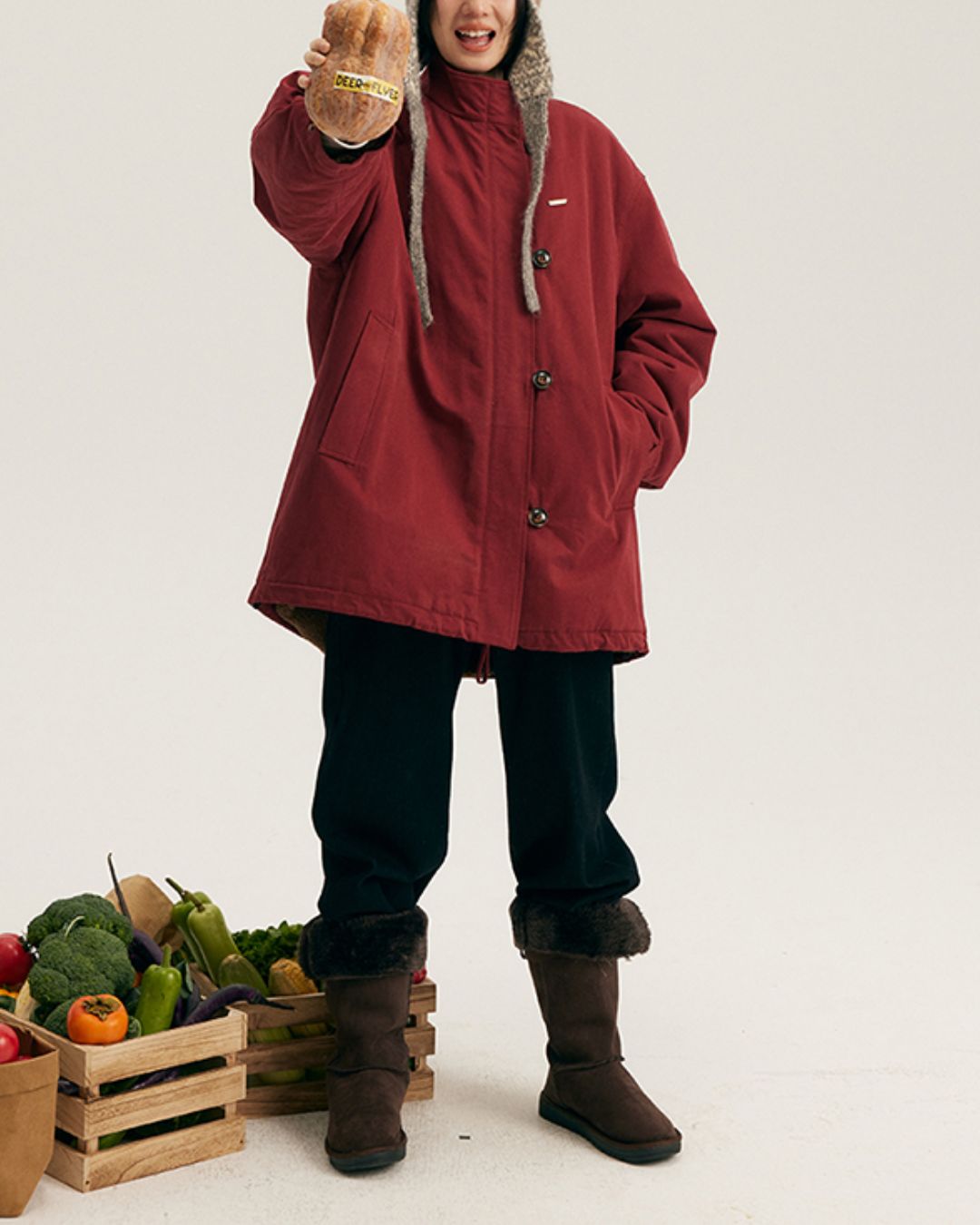 Reversible Padded Jacket　JK025