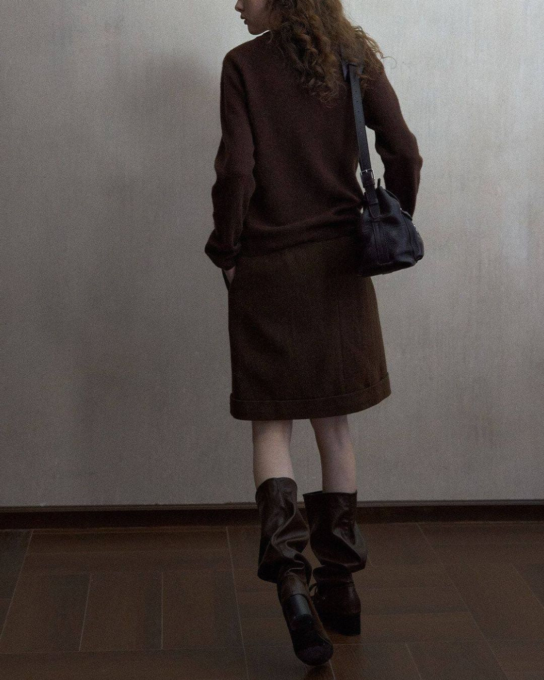 Basic Yak Wool Color Knit Pullover　KN109