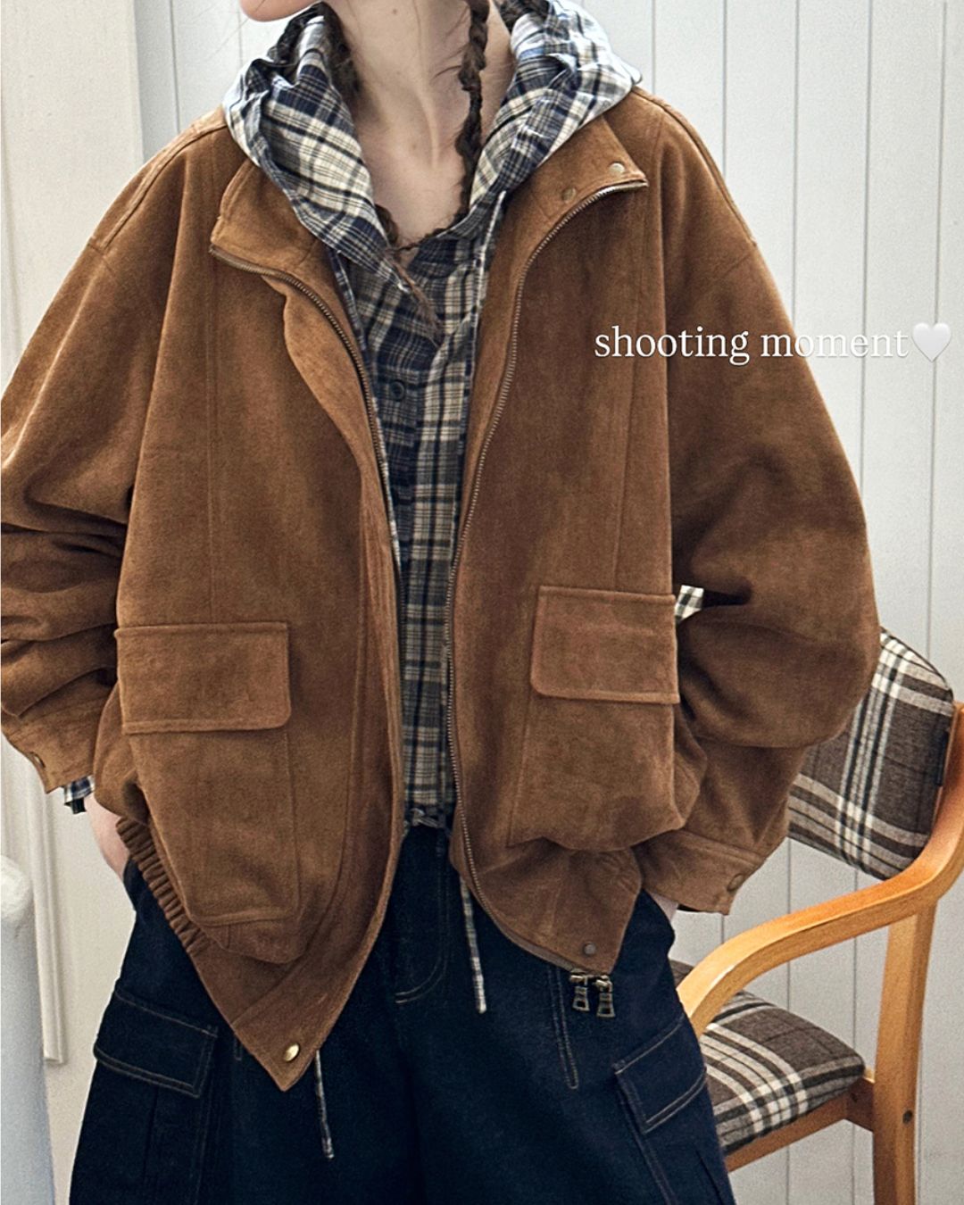 Suede Retro Jacket　JK019