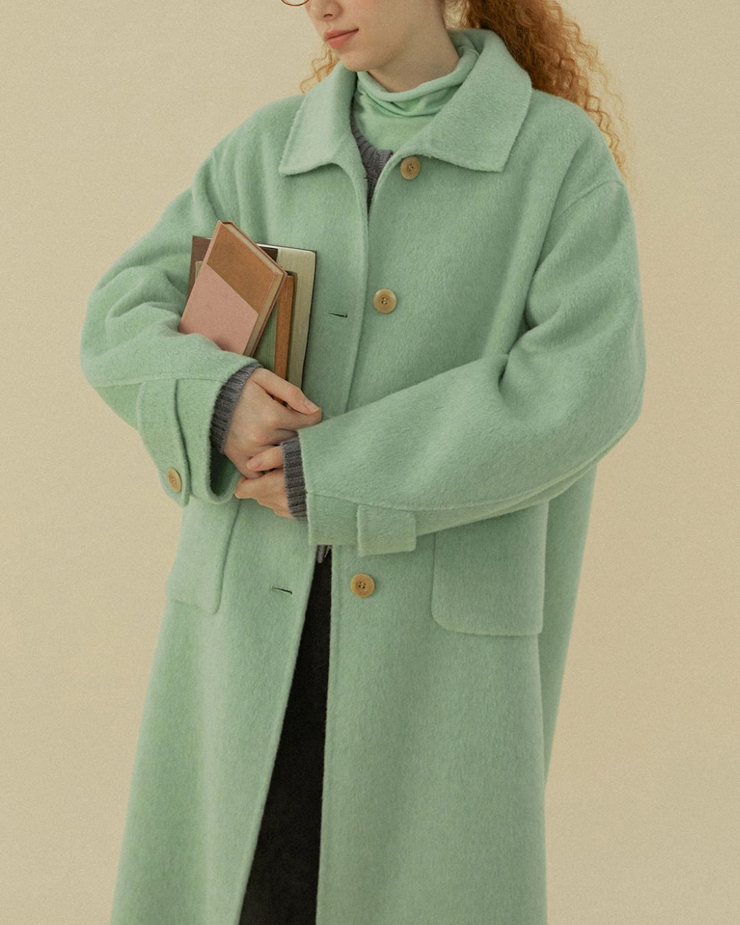 Double-faced Long Wool Coat　CT027