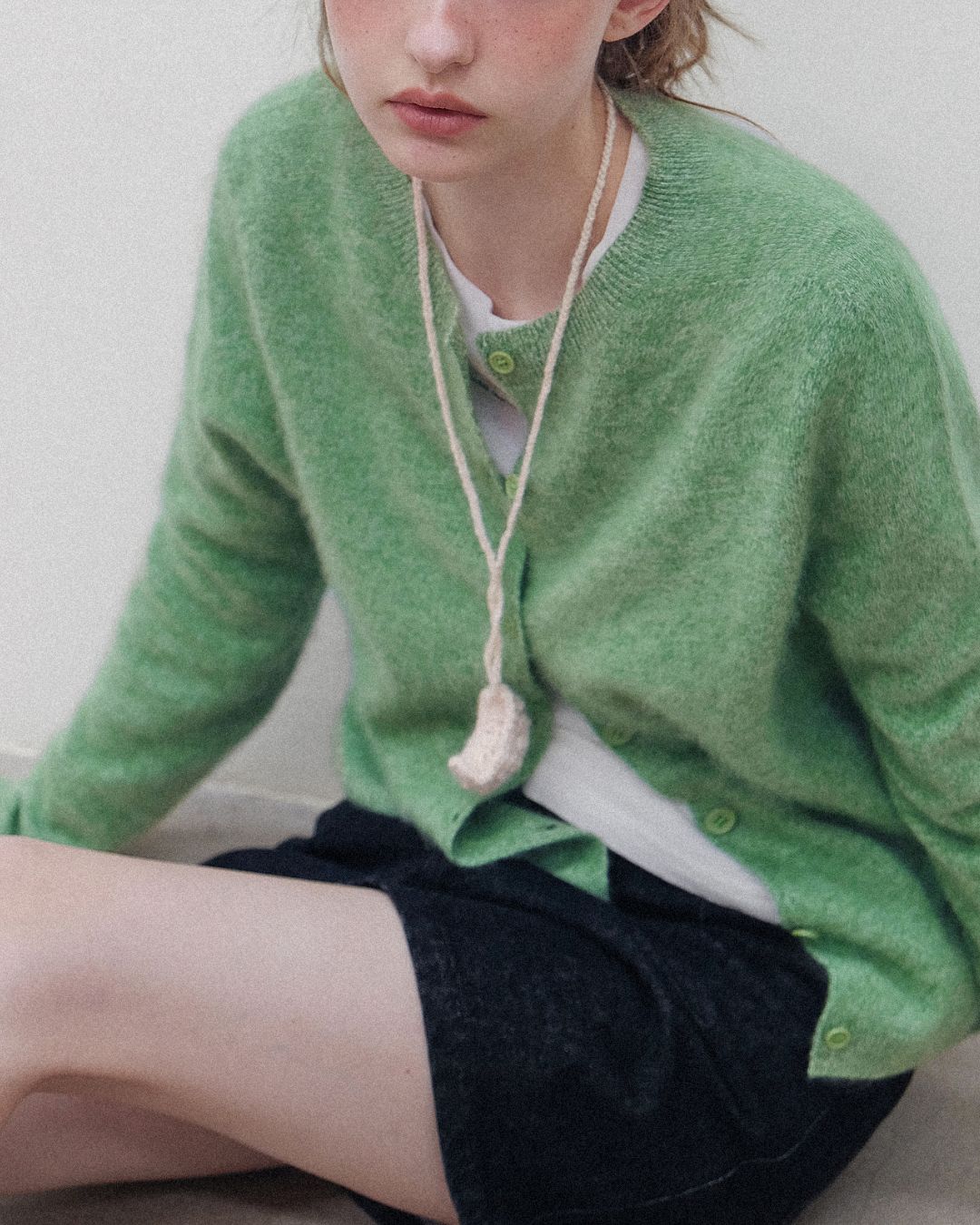 Brushed Knit Cardigan　KN027