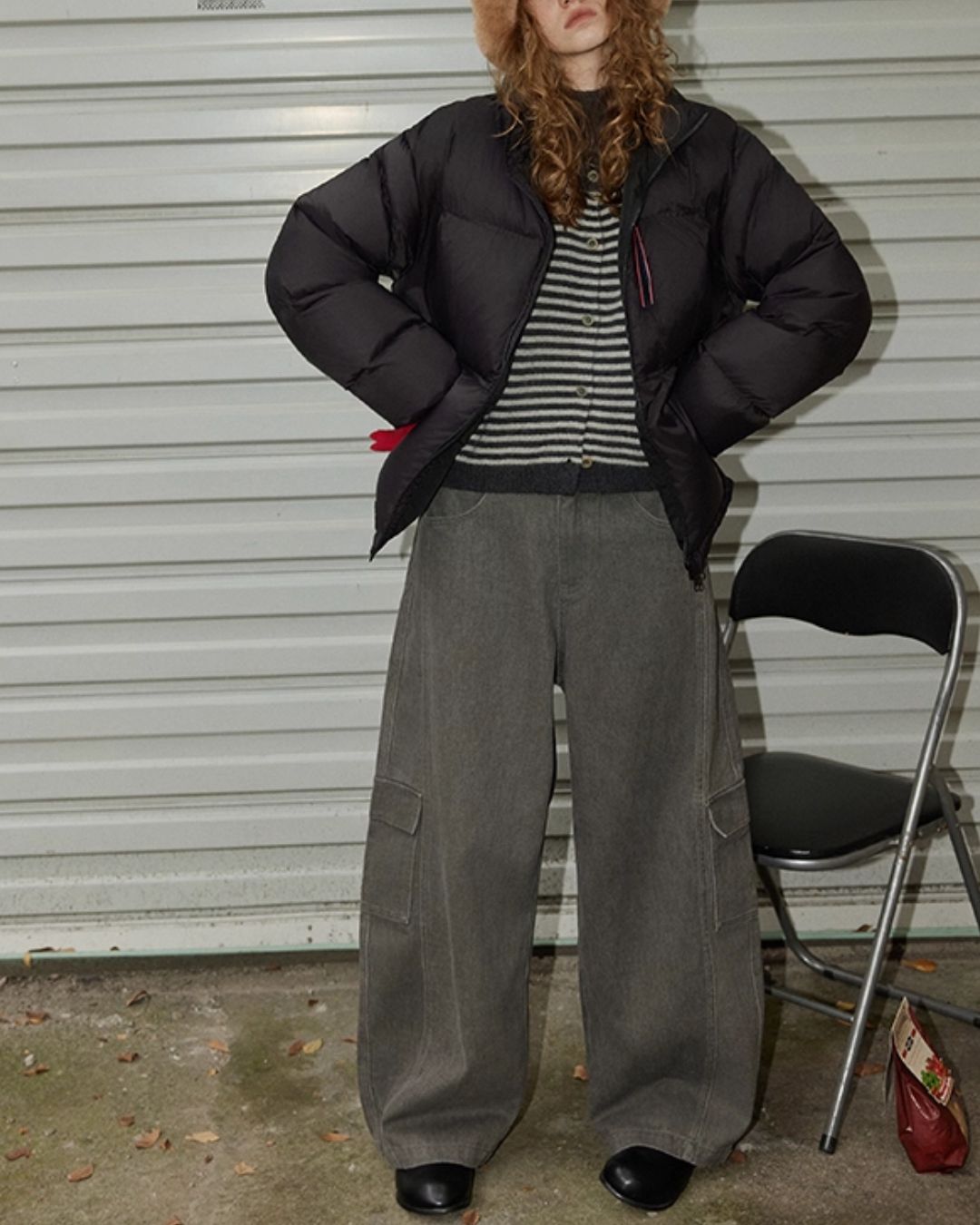 Stand Collar Down Jacket　JK040