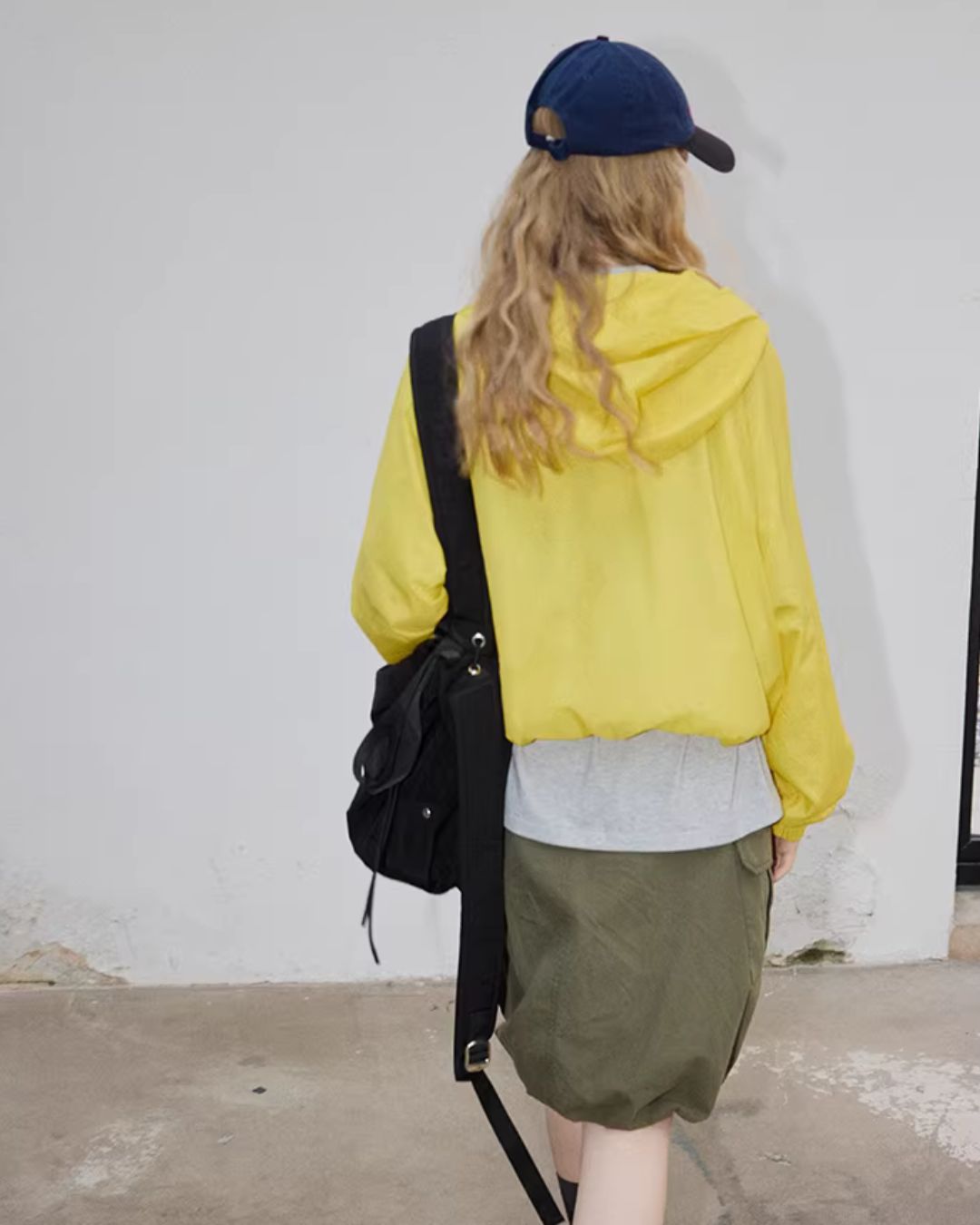 Nylon Short Hooded Jacket　JK092