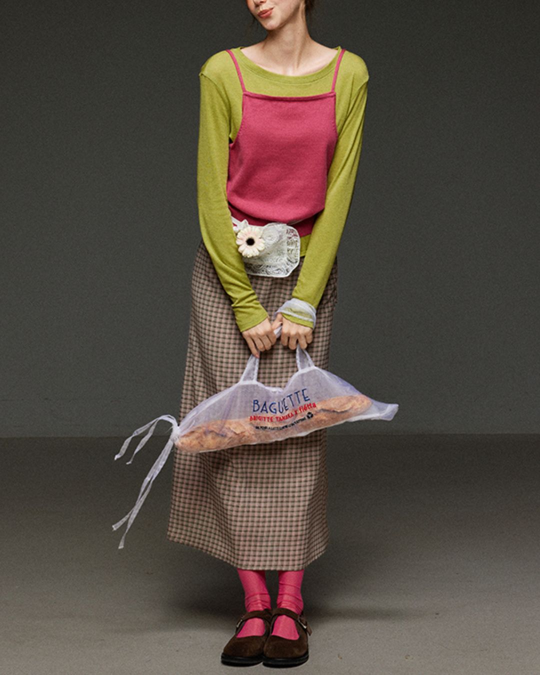 Back-open Camisole Knit Vest　KN033