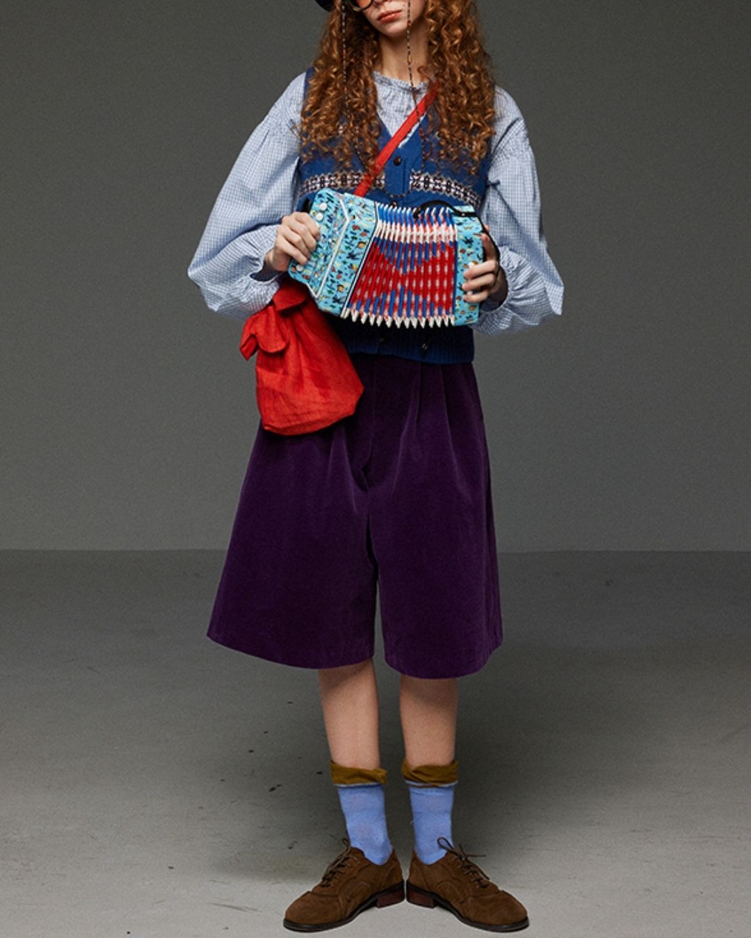 Corduroy Wide Half Pants　PT015