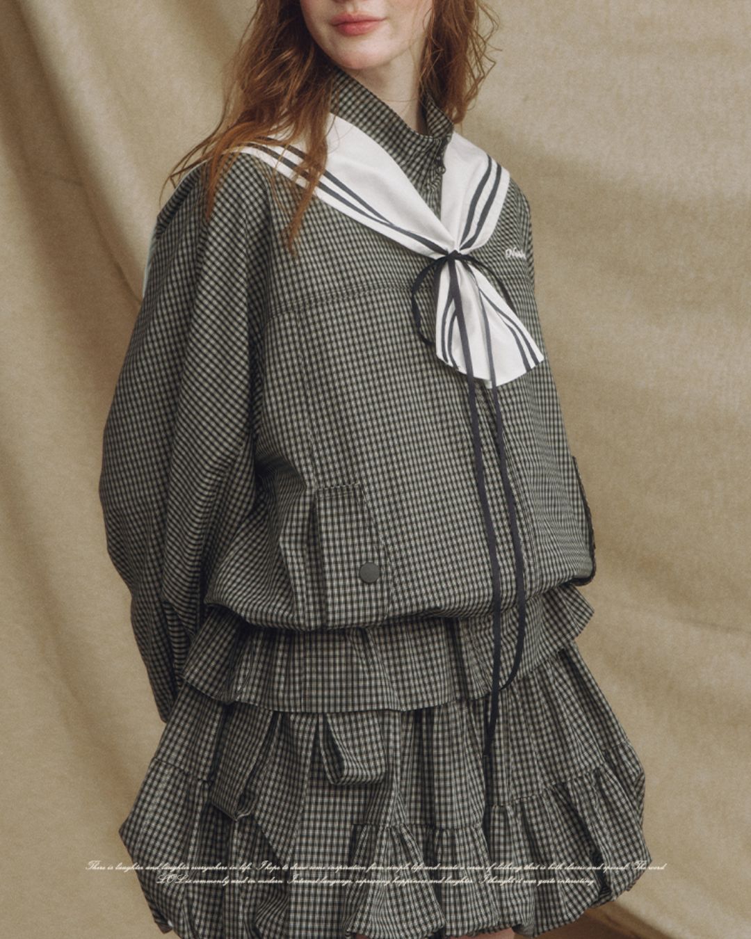 Detachable Sailor Collar Jacket　JK021