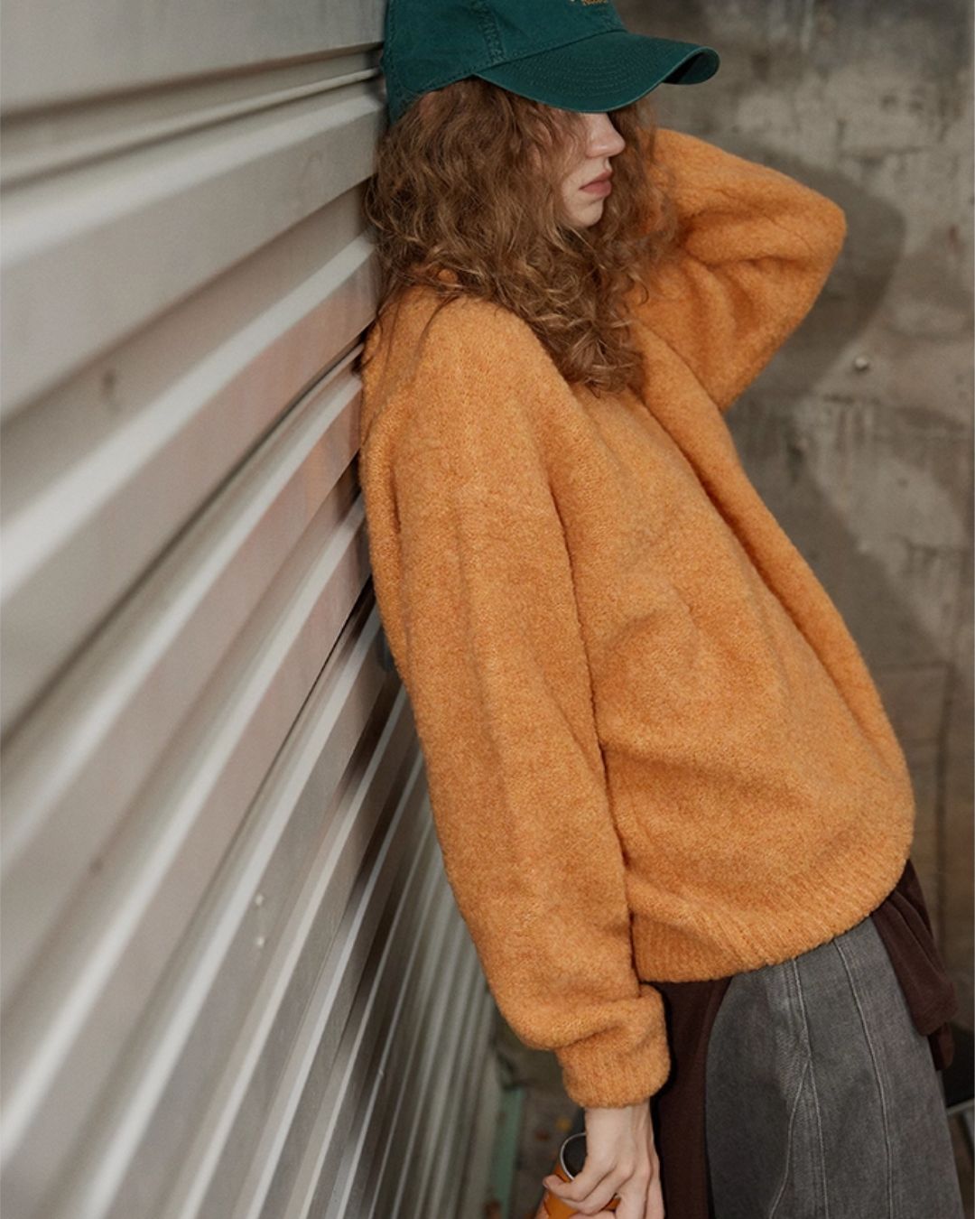 Wool Crew Neck Sweater　KN046