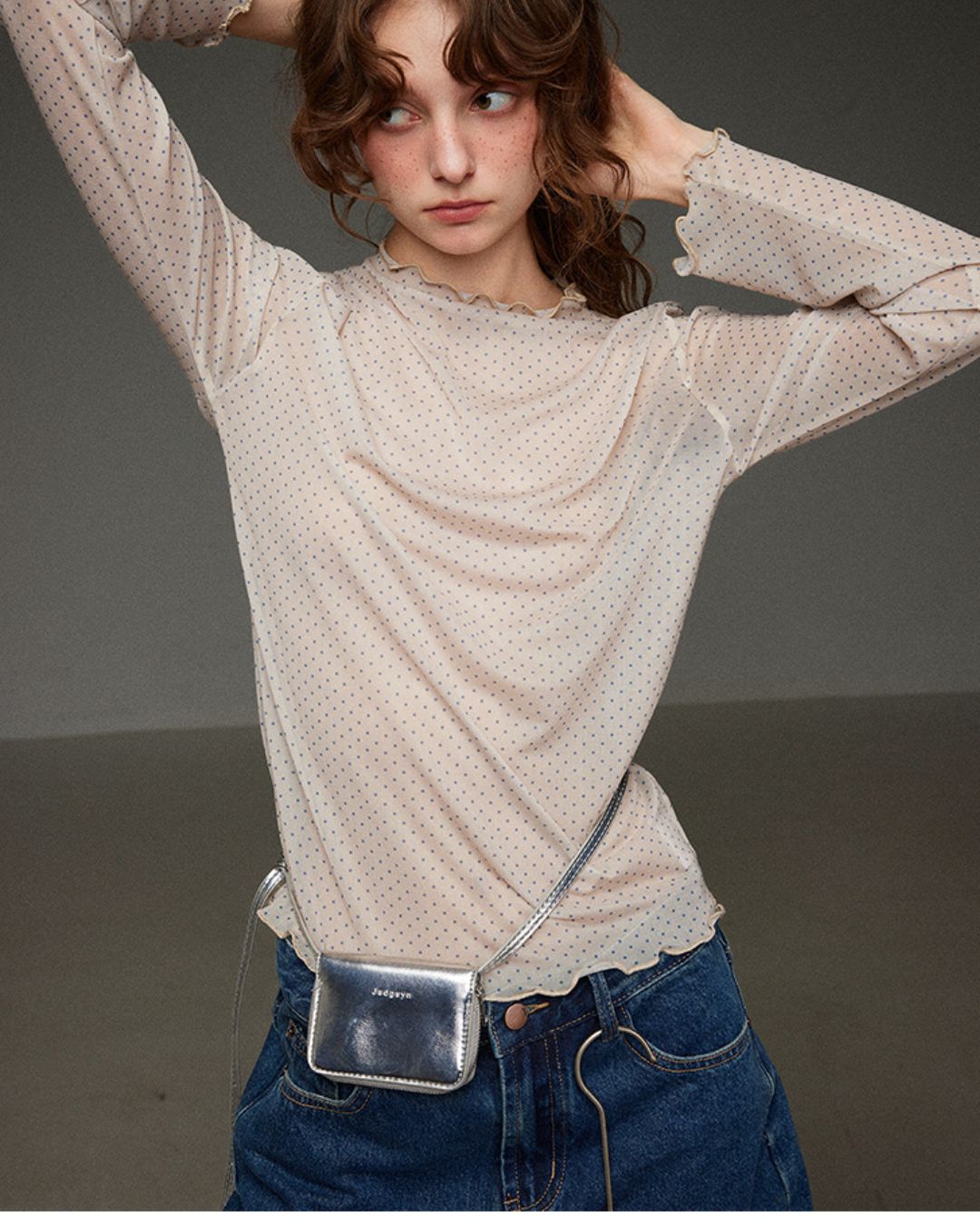 Sheer Dot Mellow Top　LT015