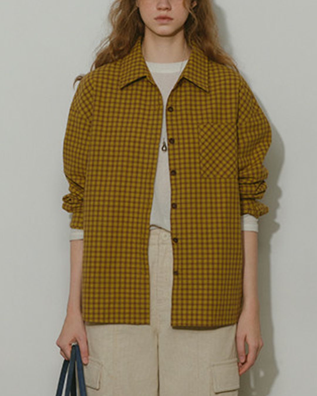 Relaxed Check Shirt　LS046