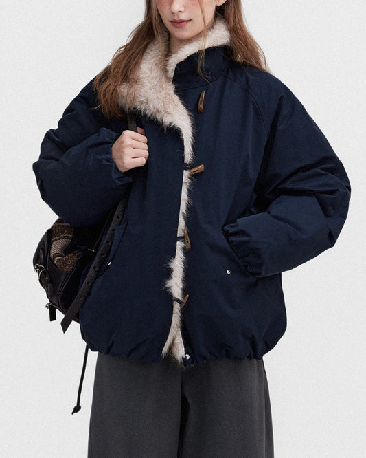 Fur-lined Down Jacket　JK057