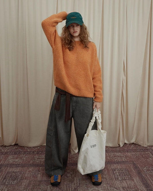 Wool Crew Neck Sweater　KN046