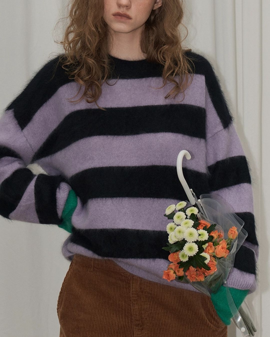 Thick Border Wool Loose Knit　KN061