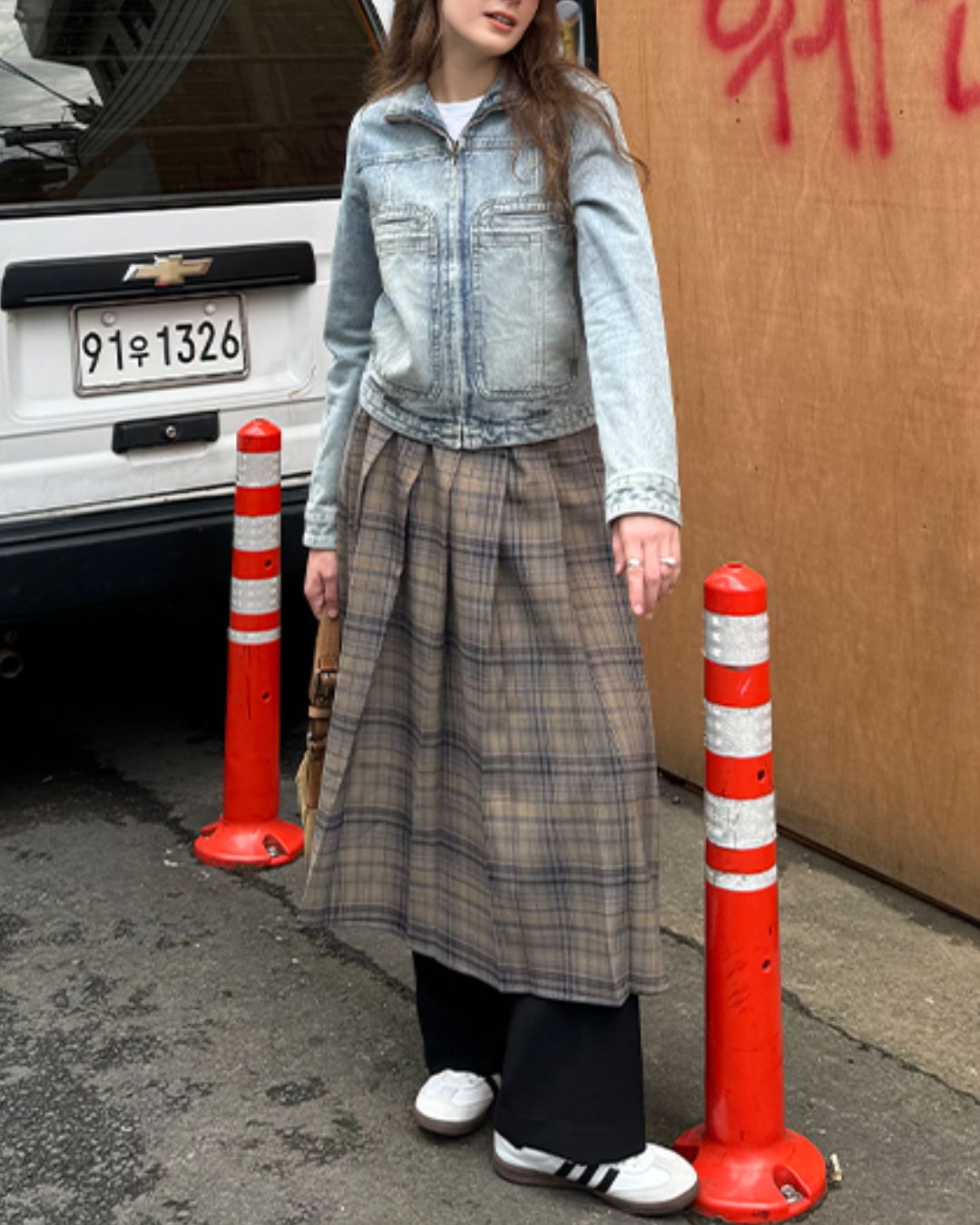 Washed Retro Denim Jacket　JK003