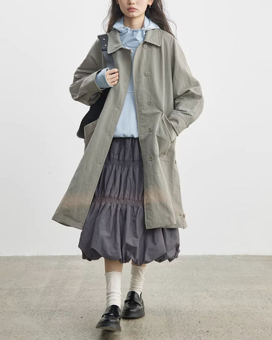 Side-button Single Trench Coat　CT034