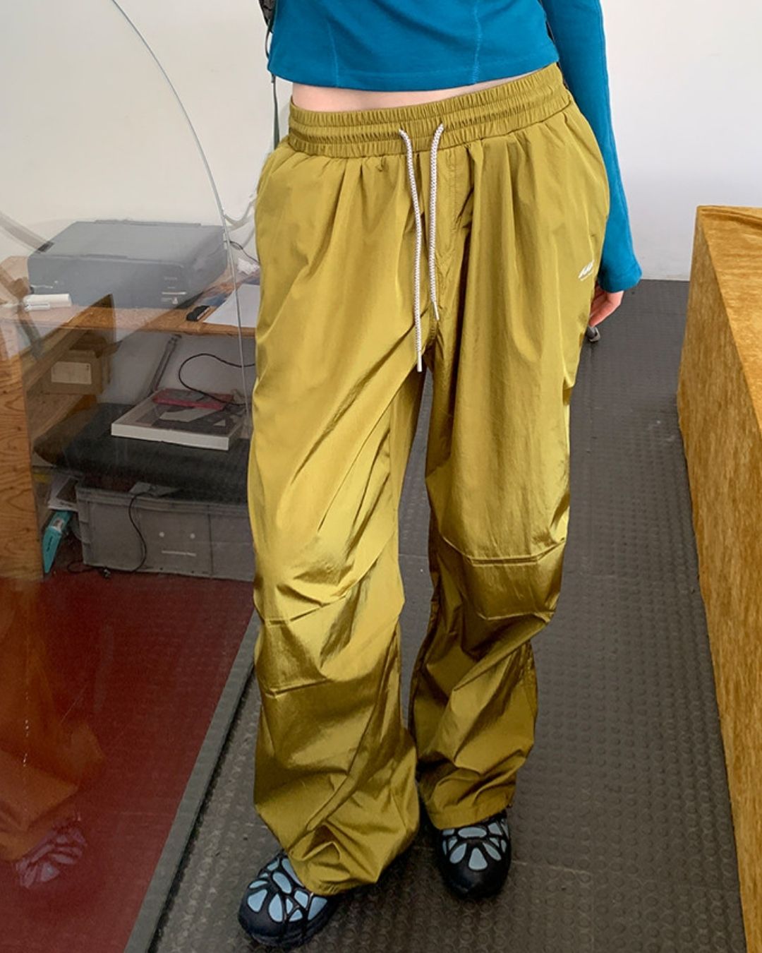 Drawcord Hem Outdoor Pants　PT041