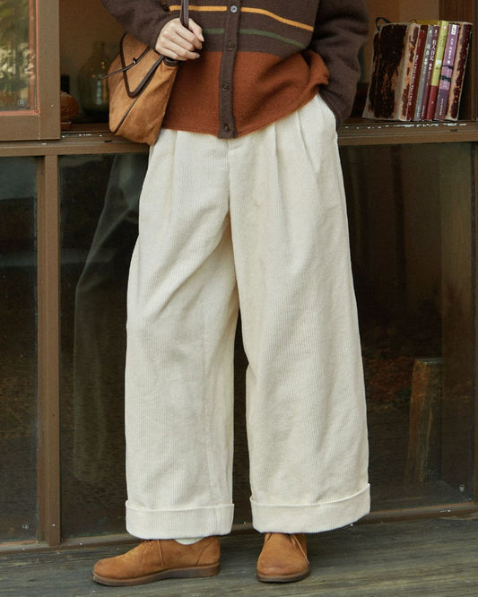 Corduroy Double Wide Pants　PT029