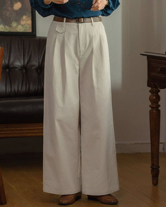 Cotton Wide Pants　PT043