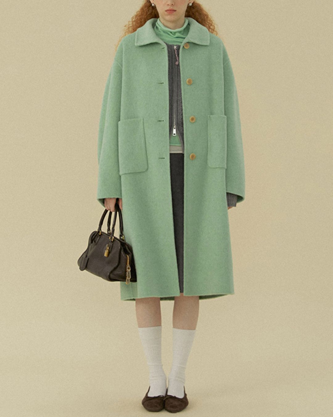 Double-faced Long Wool Coat　CT027