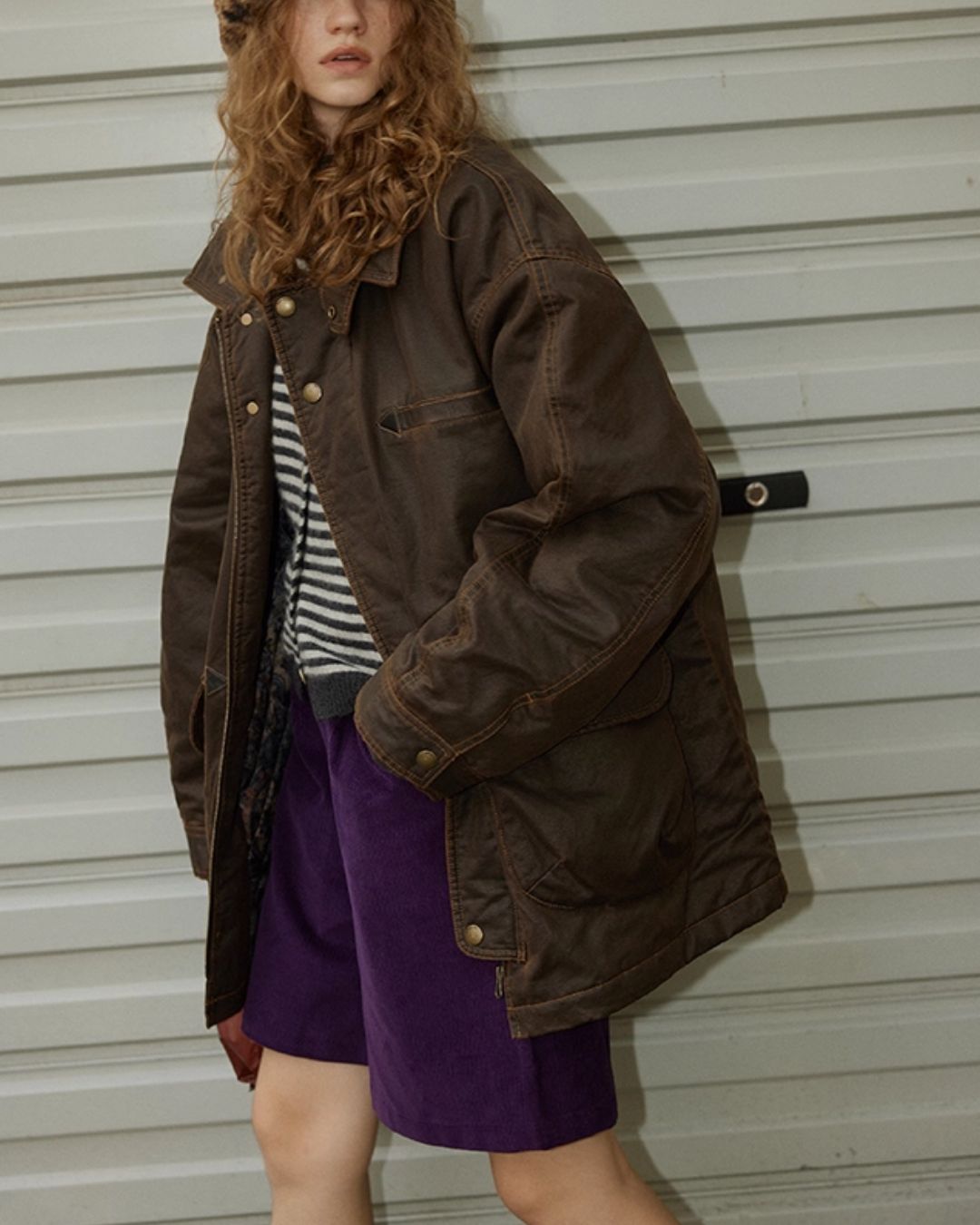 Retro Padded Work Jacket　JK046